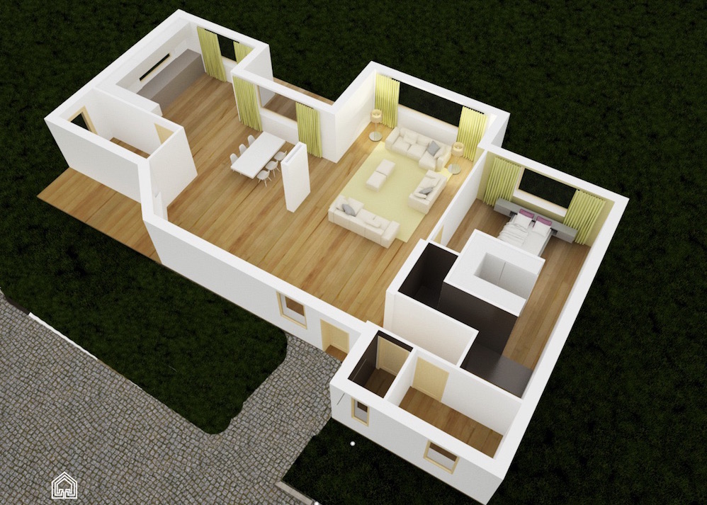 interieur 3D maison